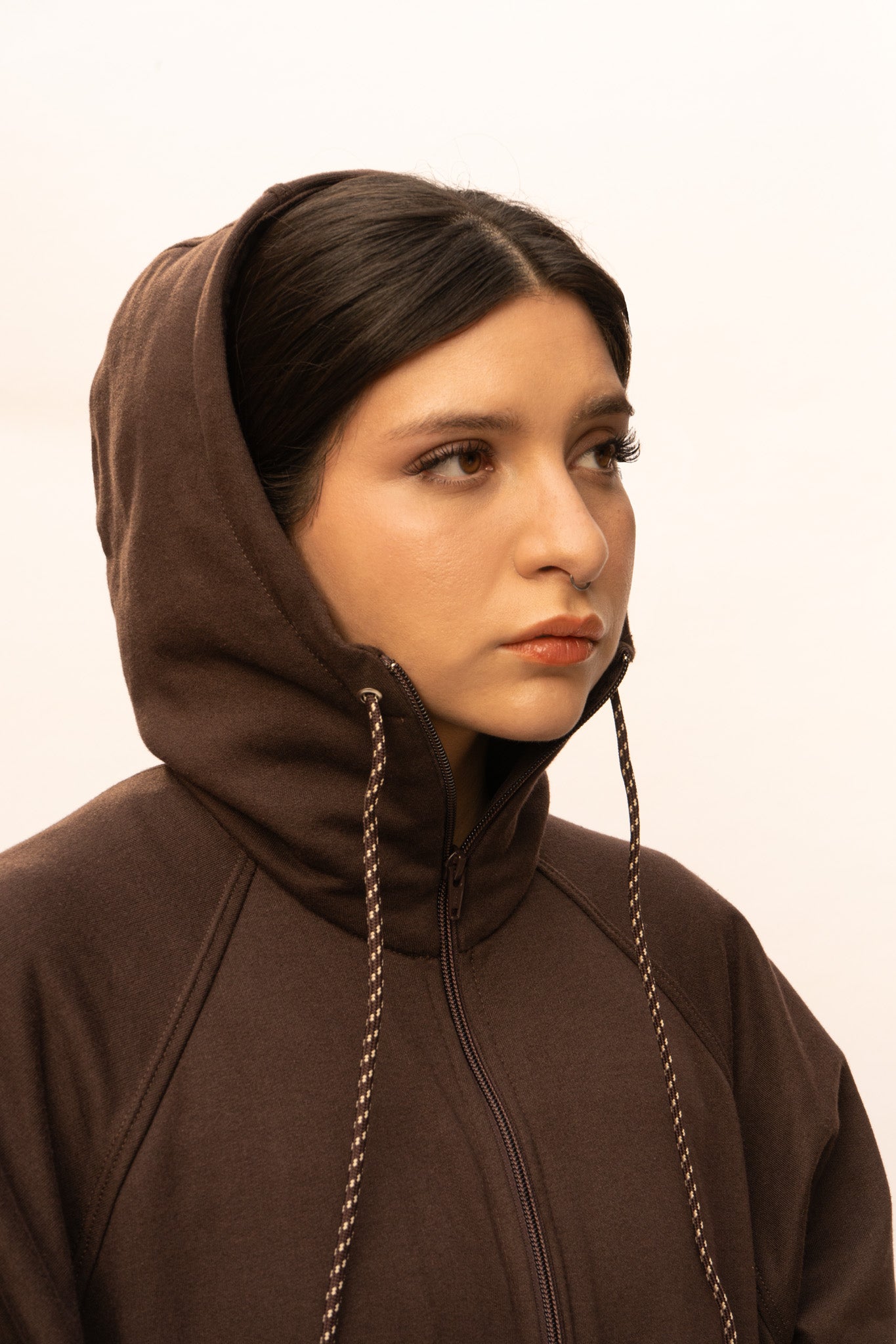 Commuter Zip Hoodie Café