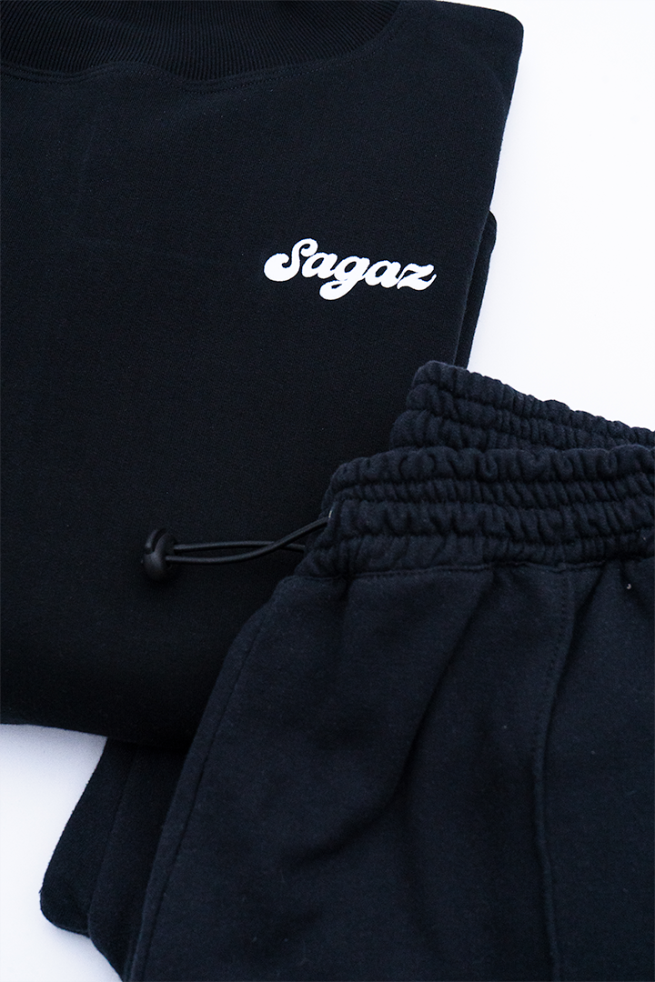 Pantalón de buzo comfy negro