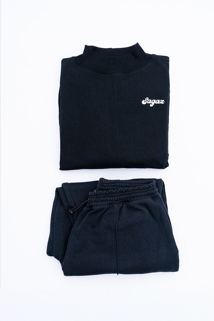 Pantalón de buzo comfy negro