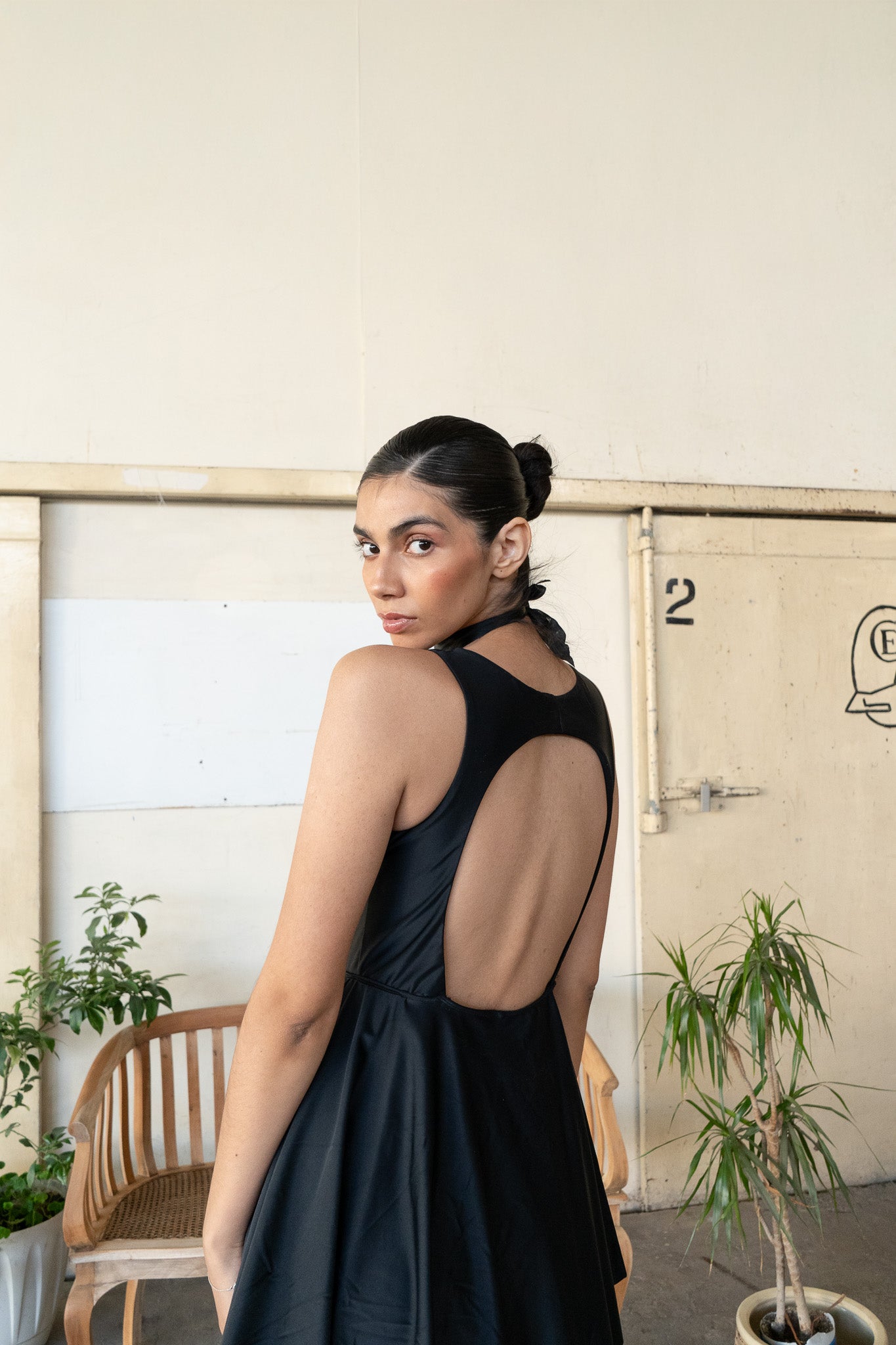 Vestido sporty back negro