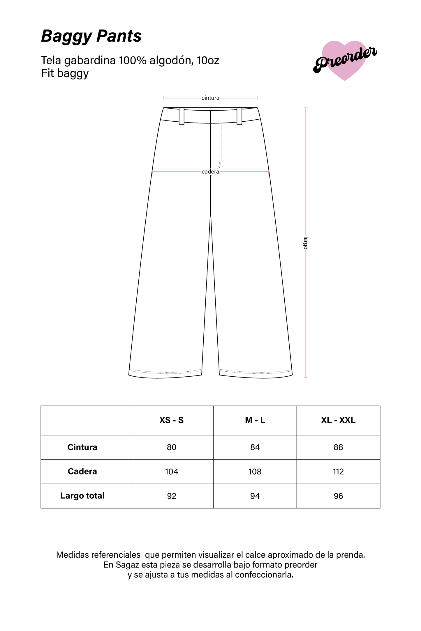 Baggy pants beige