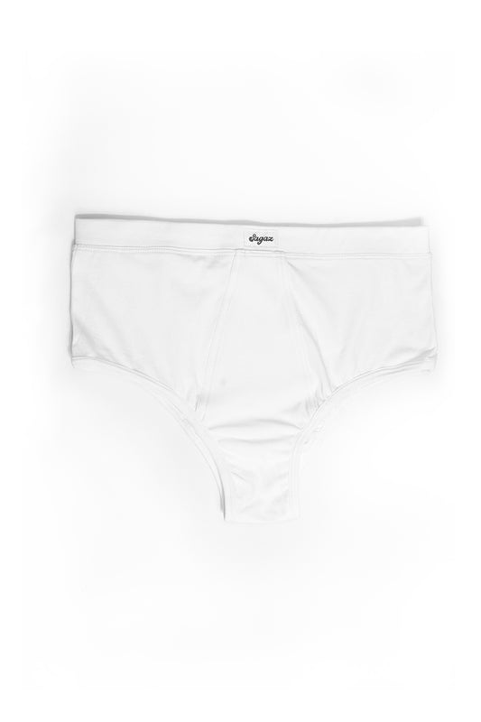 Calzón Pantaleta Boxer blanco