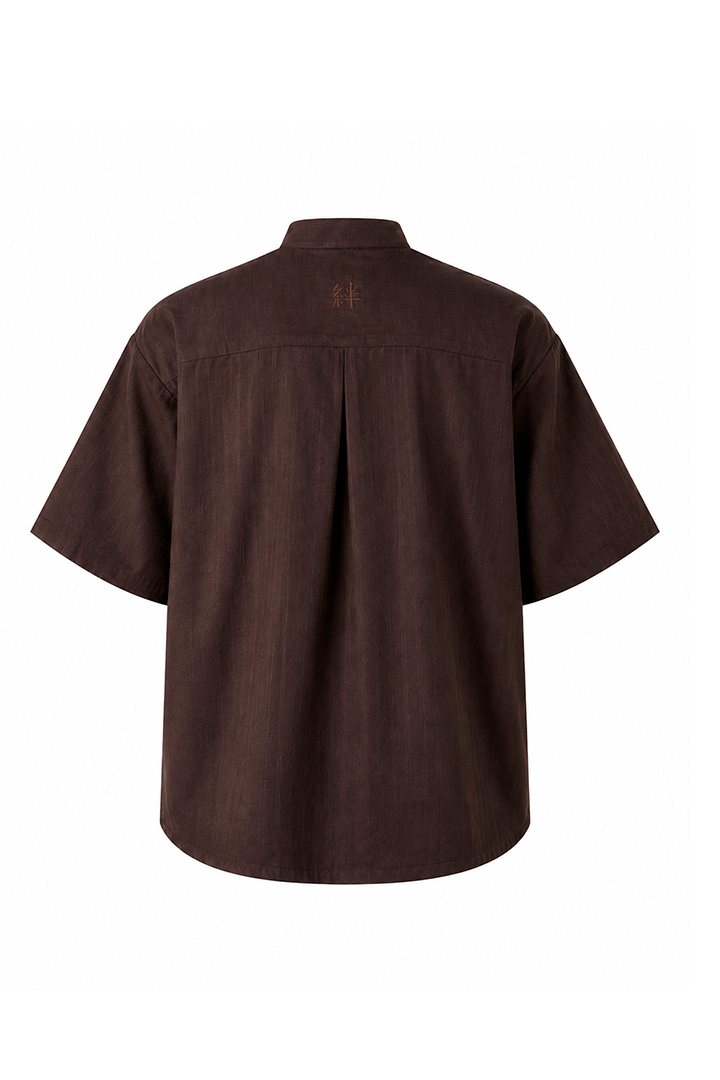 Oversize "Knot" Shirt brown