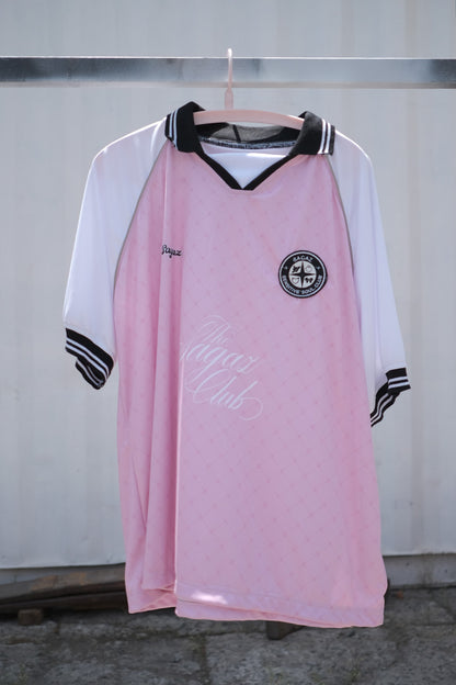 Camiseta Nostalgic Football Rosa Unitalla