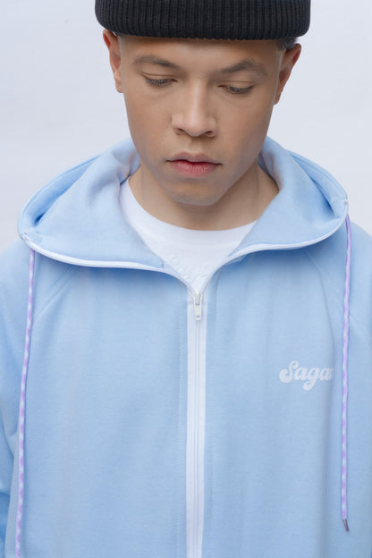 Commuter Zip Hoodie celeste