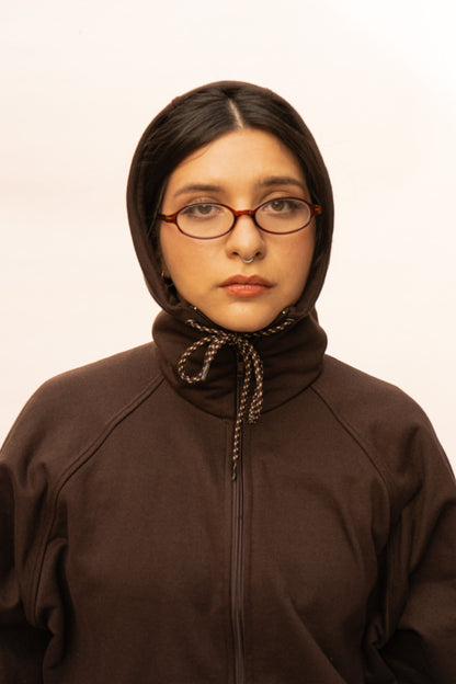 Commuter Zip Hoodie Café