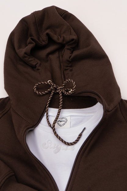 Commuter Zip Hoodie Café