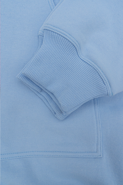 Hoodie comfy celeste