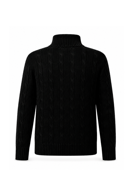 Musubi Zip Sweater black