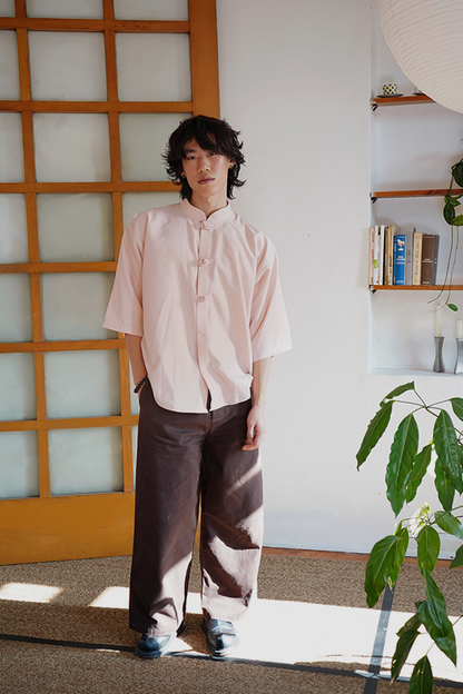 Oversize "Knot" Shirt rose