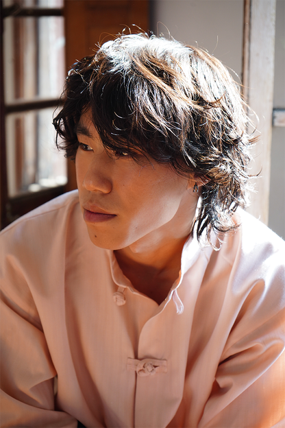 Oversize "Knot" Shirt rose