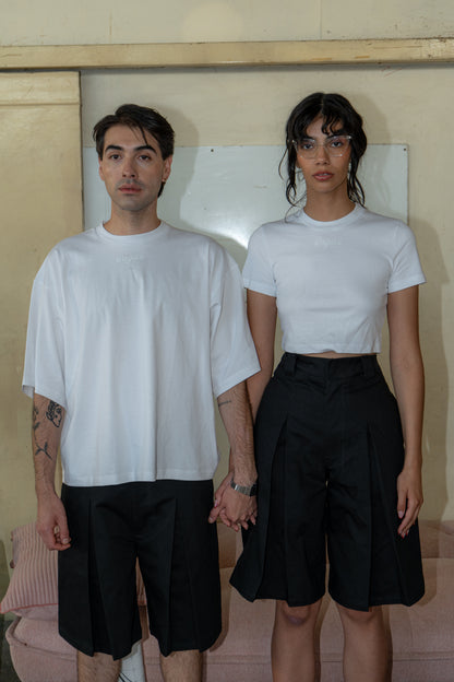 Polera basic comfy blanca