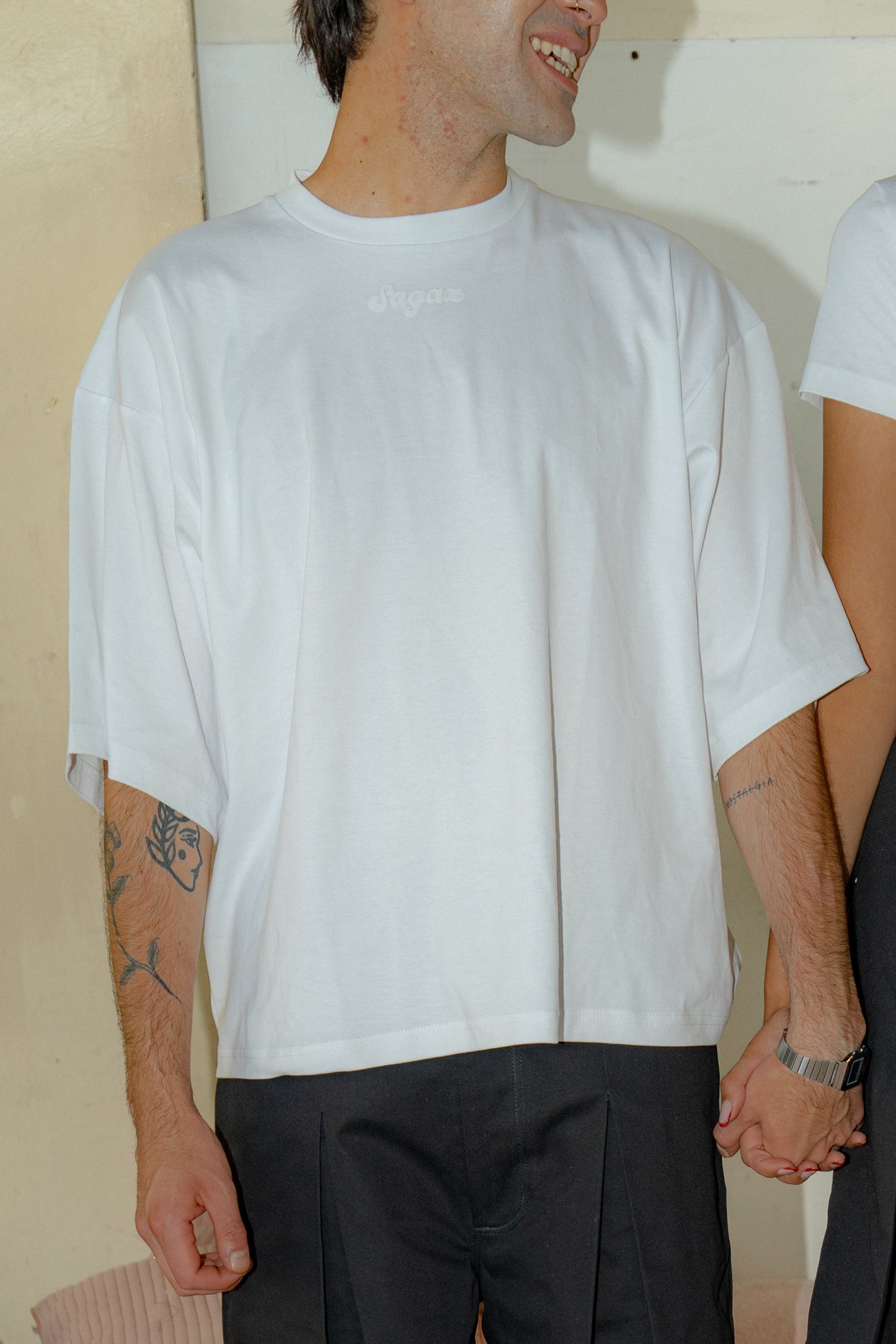 Polera basic comfy blanca