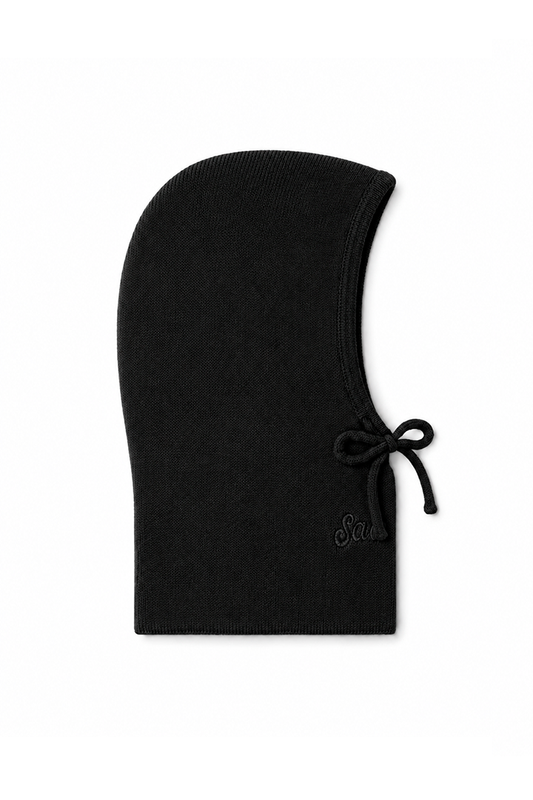 Ribbed Balaclava black