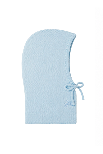 Ribbed Balaclava baby blue
