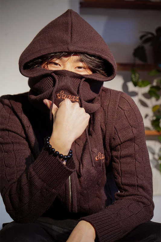 Musubi Zip Sweater brown
