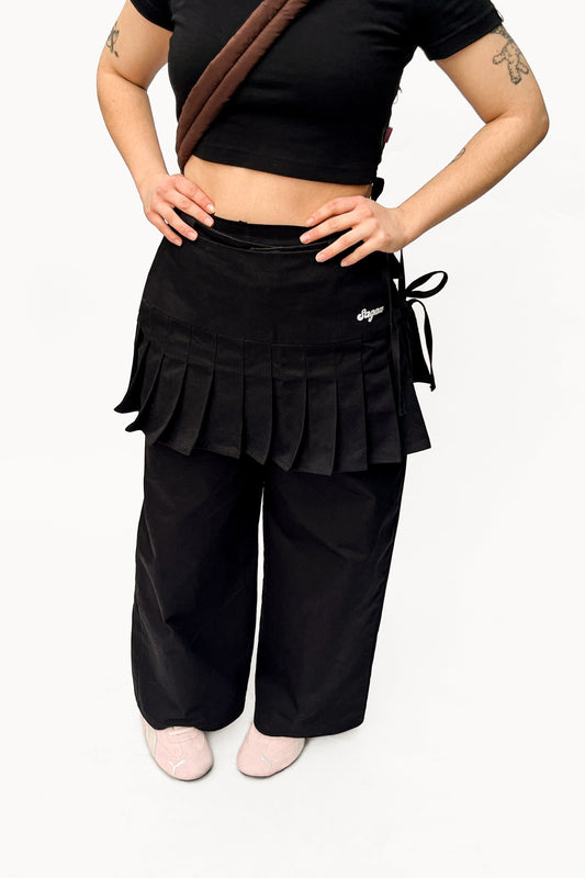 2 piece skirt and pants negro