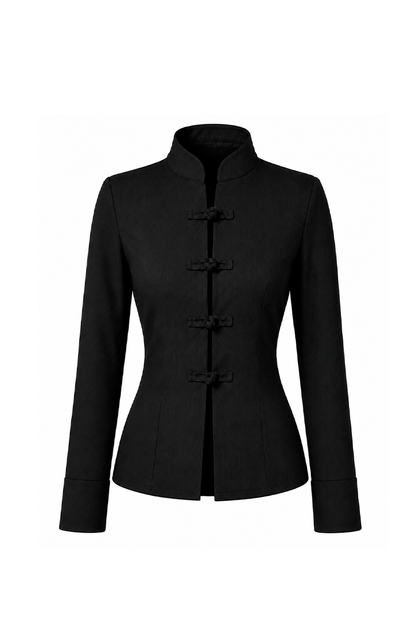 Tailored "Knot" Shirt  Black