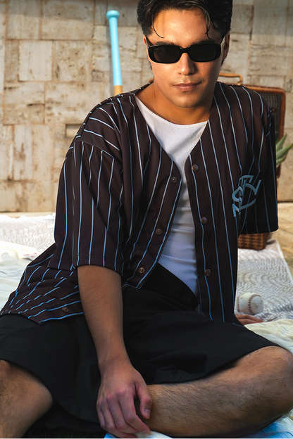 baseball jersey Brown