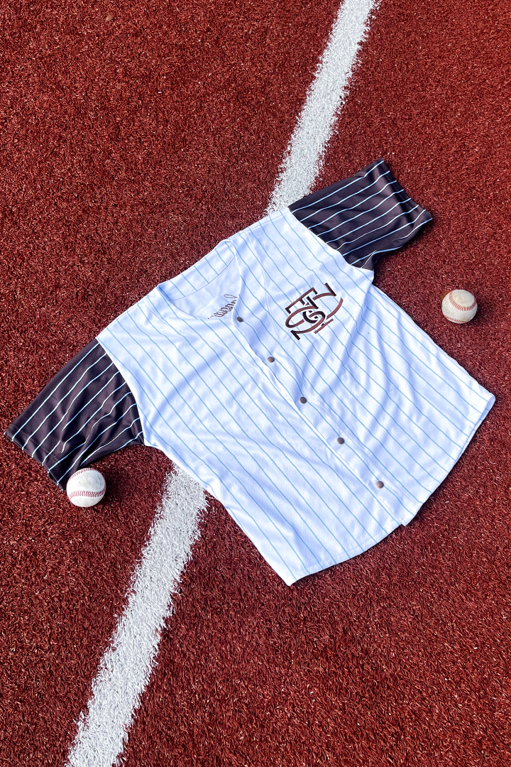 baseball jersey White - Brown