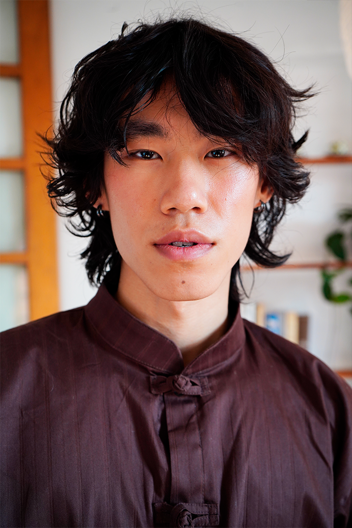 Oversize "Knot" Shirt brown