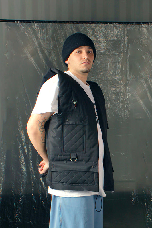 Vest Multibolsillos Negro